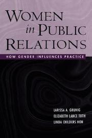 Cover of: Women in Public Relations