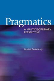 Cover of: Pragmatics: a multidisciplinary perspective