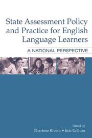 Cover of: State Assessment Policy and Practice for English Language Learners: A National Perspective