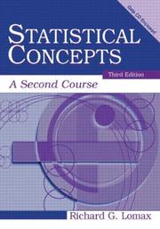 Cover of: Statistical Concepts | Richard G. Lomax