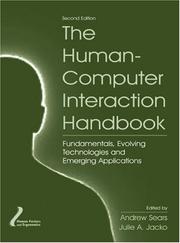 Cover of: The Human-Computer Interaction Handbook by 