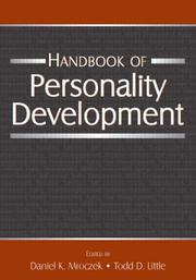 Cover of: Handbook of personality development