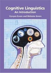 Cover of: Cognitive Linguistics by Vyvyan Evans, Melanie Green