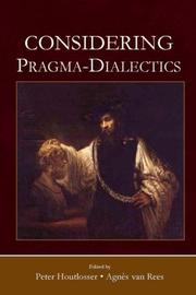 Cover of: Considering Pragma-Dialectics by 