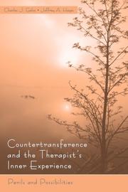 Cover of: Countertransference and the Therapist's Inner Experience: Perils and Possibilities