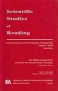 Cover of: Genes, Environment, and the Development of Reading Skills
