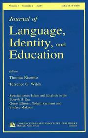 Cover of: Islam and English in the Post-9/11 Era