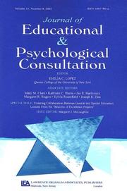 Cover of: Fostering Collaboration Between General and Special Education: Lessons From the "beacons of Excellence Projects" A Special Issue of the journal of Educational ... Educational and Psychological Consultation)