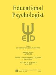 Cover of: Aptitude: A Special Issue of Educational Psychologist