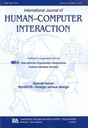 Cover of: Nordichi-design Versus Design: A Special Issue of the international Journal of Human-computer Interaction (International Journal of Human-Computer Interaction)