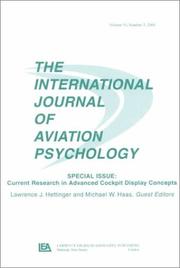 Cover of: Current Research in Advanced Cockpit Display Concepts | 