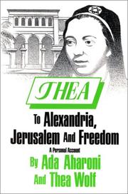 Cover of: Thea: to Alexandria, Jerusalem, and freedom