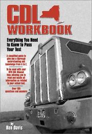 Cover of: Cdl Workbook: Everything You Need to Know to Pass Your Test