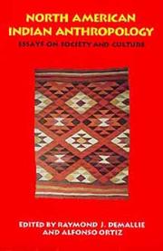 Cover of: North American Indian Anthropology | 
