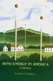 Cover of: Wind energy in America: a history