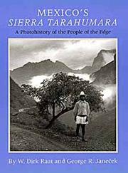 Cover of: Mexico's Sierra Tarahumara by W. Dirk Raat