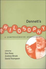 Cover of: Dennett's Philosophy: A Comprehensive Assessment