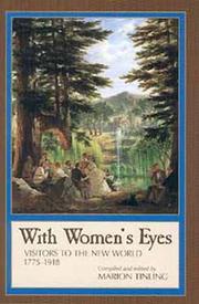 Cover of: With Women's Eyes: Visitors to the New World, 1775-1918