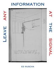 Cover of Leave Any Information at the Signal