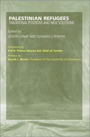 Palestinian Refugees by Joseph Ginat, Edward J. Perkins, David L. Boren