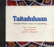 Cover of: Taitaduhaan: Western Mono Ways of Speaking