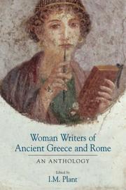 Cover of: Women Writers of Ancient Greece and Rome by Ian Plant