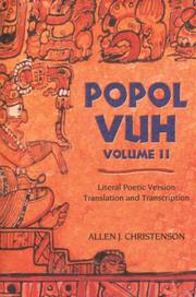 Cover of: Popol Vuh by Allen J. Christenson