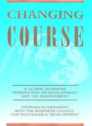 Cover of: Changing course by Stephan Schmidheiny