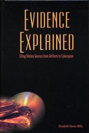 Cover of: Evidence Explained by Elizabeth Shown Mills