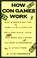 Cover of: How Con Games Work