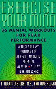 Cover of: Exercise your mind by B. Alexis Castorri