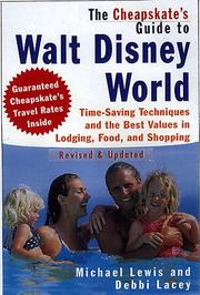 Cover of: The Cheapskate's Guide to Walt Disney Revised and Updated by Michael Lewis