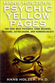 Cover of: Hans Holzer's Psychic Yellow Pages by Hans Holzer