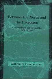 Cover of: Between the Norm and the Exception | William E. Scheuerman