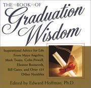 Cover of: The book of graduation wisdom by edited by Edward Hoffman.