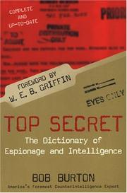 Cover of: Top Secret by Bob Burton
