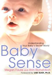 Cover of: Baby Sense by Megan Faure, Ann Richardson