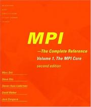 Cover of: MPI: The Complete Reference (2-volume set)