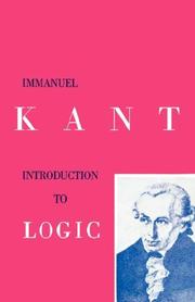 Cover of: Introduction to Logic