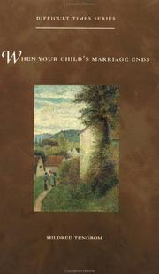Cover of: When Your Child's Marriage Ends (Difficult Times)