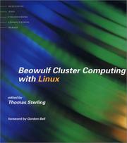 Cover of: Beowulf cluster computing with Linux by [edited by] Thomas Sterling.