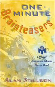Cover of: One-Minute Brainteasers: Official American Mensa Puzzle Book