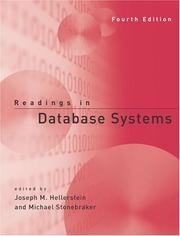 Cover of: Readings in Database Systems, 4th Edition