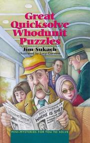 Cover of: Great Quicksolve whodunit puzzles by Jim Sukach