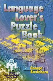 Cover of: Language Lover's Puzzle Book