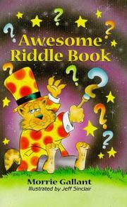 Cover of: Awesome riddle book