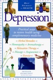 Cover of: Depression: practical ways to restore health using complementary medicine