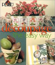 Cover of: D¿coupage the Easy Way
