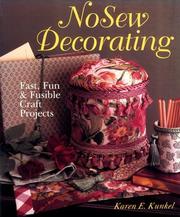 Cover of: Nosew Decorating