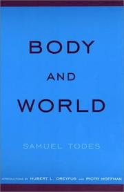 Cover of: Body and world by Samuel Todes